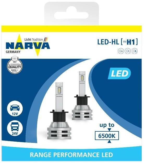 

Автолампа Narva 180573000 Range Performance LED H1 P14,5s 19 W