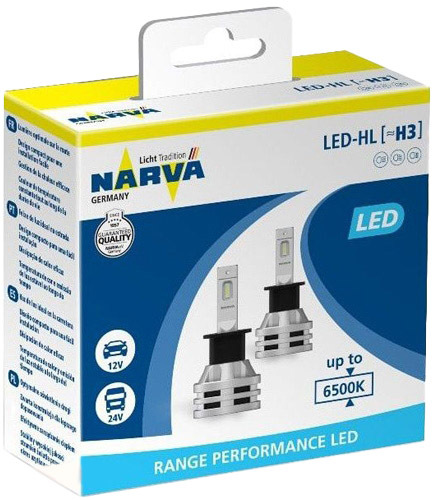 

Автолампа Narva 180583000 Range Performance LED H3 PK22s 19 W