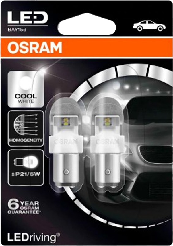 

Автолампы Osram 1557cw02b P21/5W BAY15d 2 W
