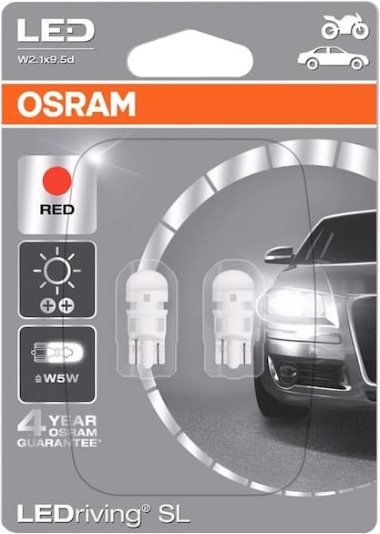 

Автолампа Osram 2825DRP02B LEDriving W5W W2,1x9,5d 0,6 W