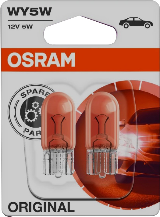 

Автолампа Osram 2827NA-02B Original WY5W W2,1x9,5d 5 W оранжевый