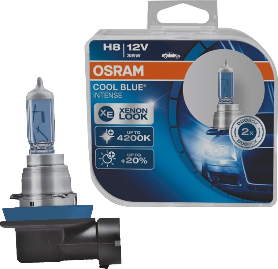 

Автолампа Osram 64212CBI-DUO Cool Blue Intense H8 PGJ19-1 35 W синяя