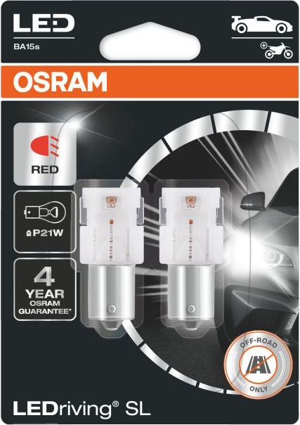 

Автолампа Osram 7506DRP-02B LEDriving P21W BA15s 1,4 W