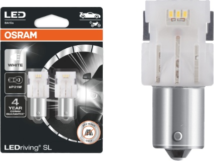 

Автолампа Osram 7506DWP-02B LEDriving P21W BA15s 2 W