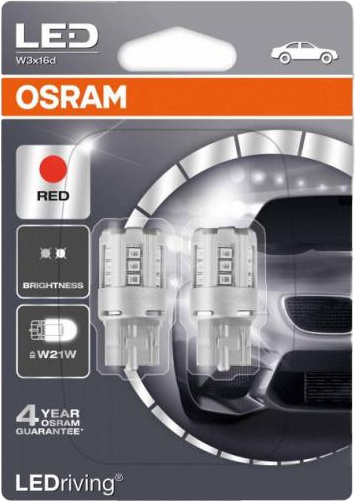 

Автолампа Osram 7705R-02B LEDriving Standard T20 W3x16d 1 W