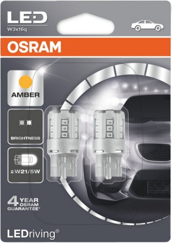 

Автолампа Osram 7715YE-02B LEDriving Standard T20 W3x16q 1 W