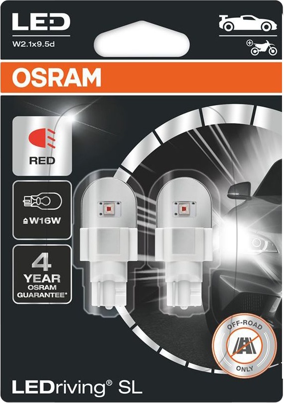 

Автолампа Osram 3157DRP-02B LEDriving P27/7W W2,5x16q 1,4 W
