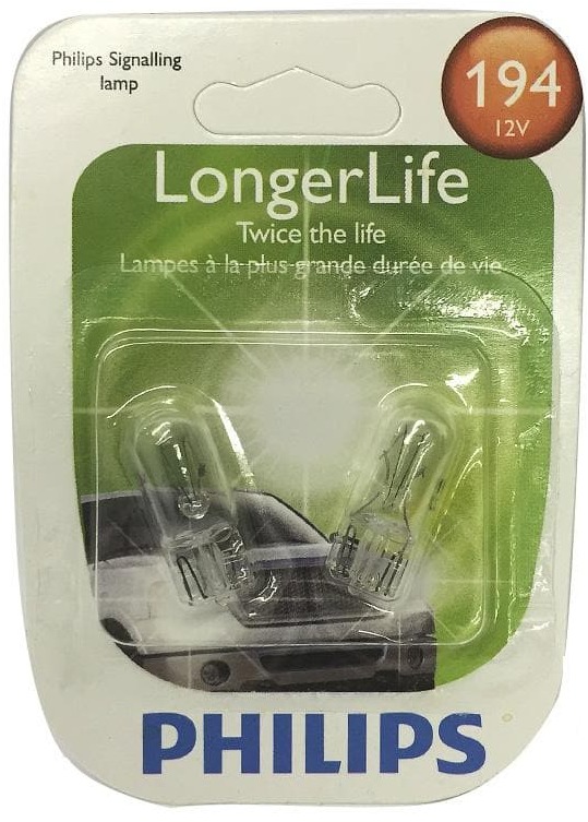 

Автолампа Philips 194LL бесцокольная прозрачная