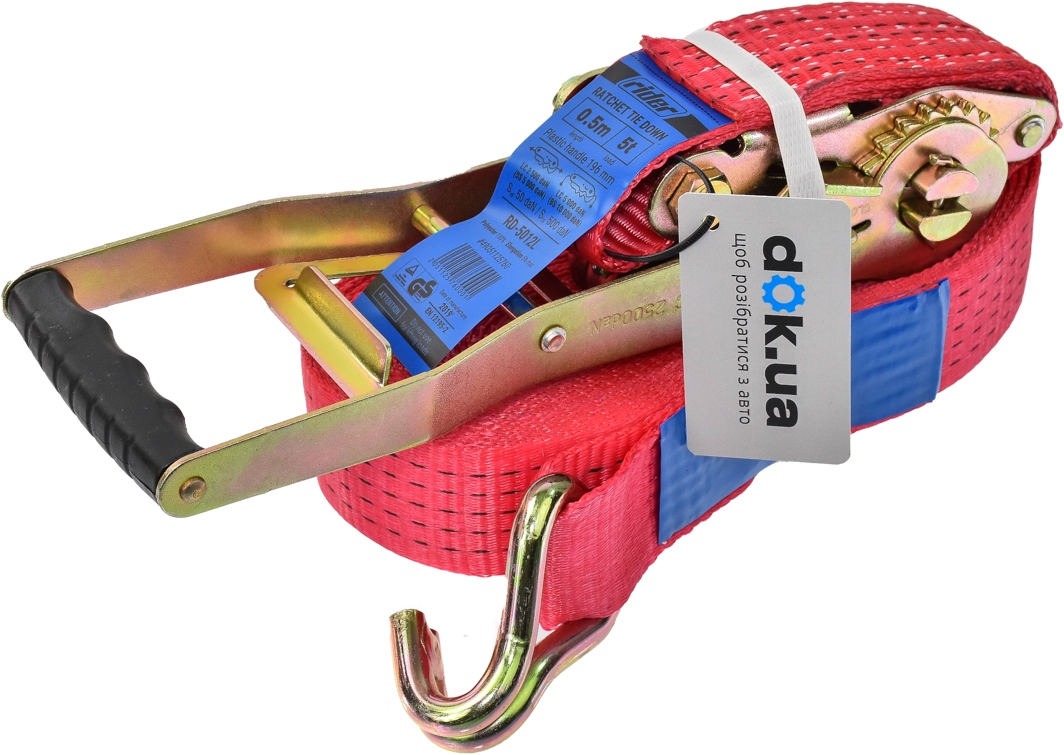 

Стяжной ремень Rider 5 т 12 м RD-5012L