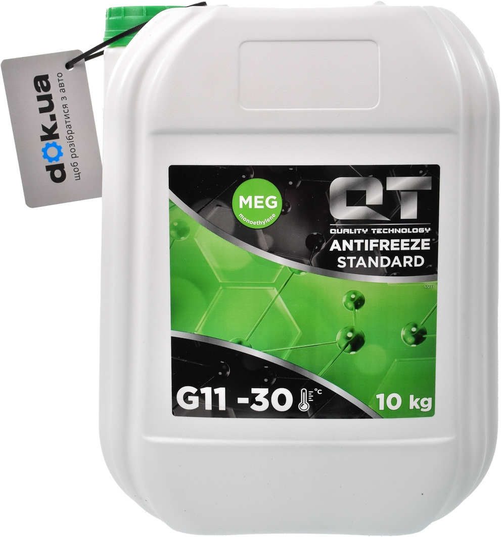 

Готовый антифриз QT MEG Standard G11 зеленый -30 °C QT5523010