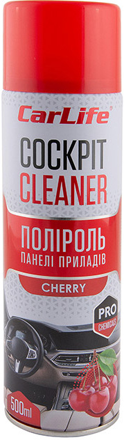 

Полироль для салона Carlife Cockpit Cleaner вишня 500 мл CF511