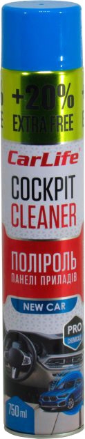 

Полироль для салона Carlife Cockpit Cleaner новая машина 750 мл CF755
