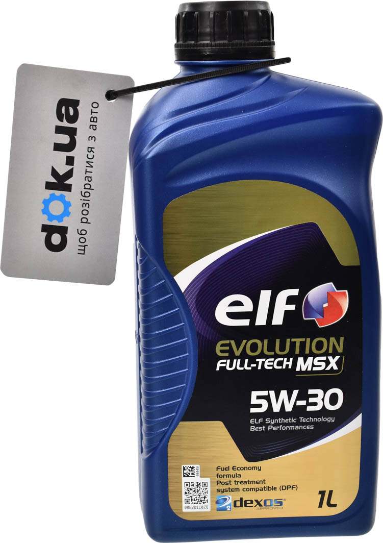 

Моторное масло Elf Evolution Full-Tech MSX 5W-30 синтетическое 213932