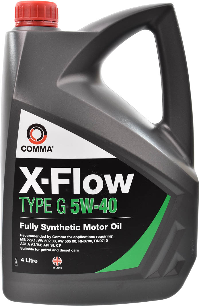 

Моторное масло Comma X-Flow Type G 5W-40 синтетическое XFG5L