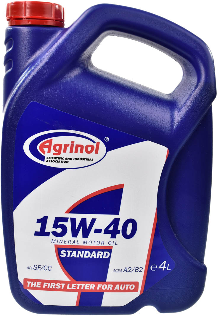 

Моторное масло Agrinol Standard 15W-40 минеральное 101810