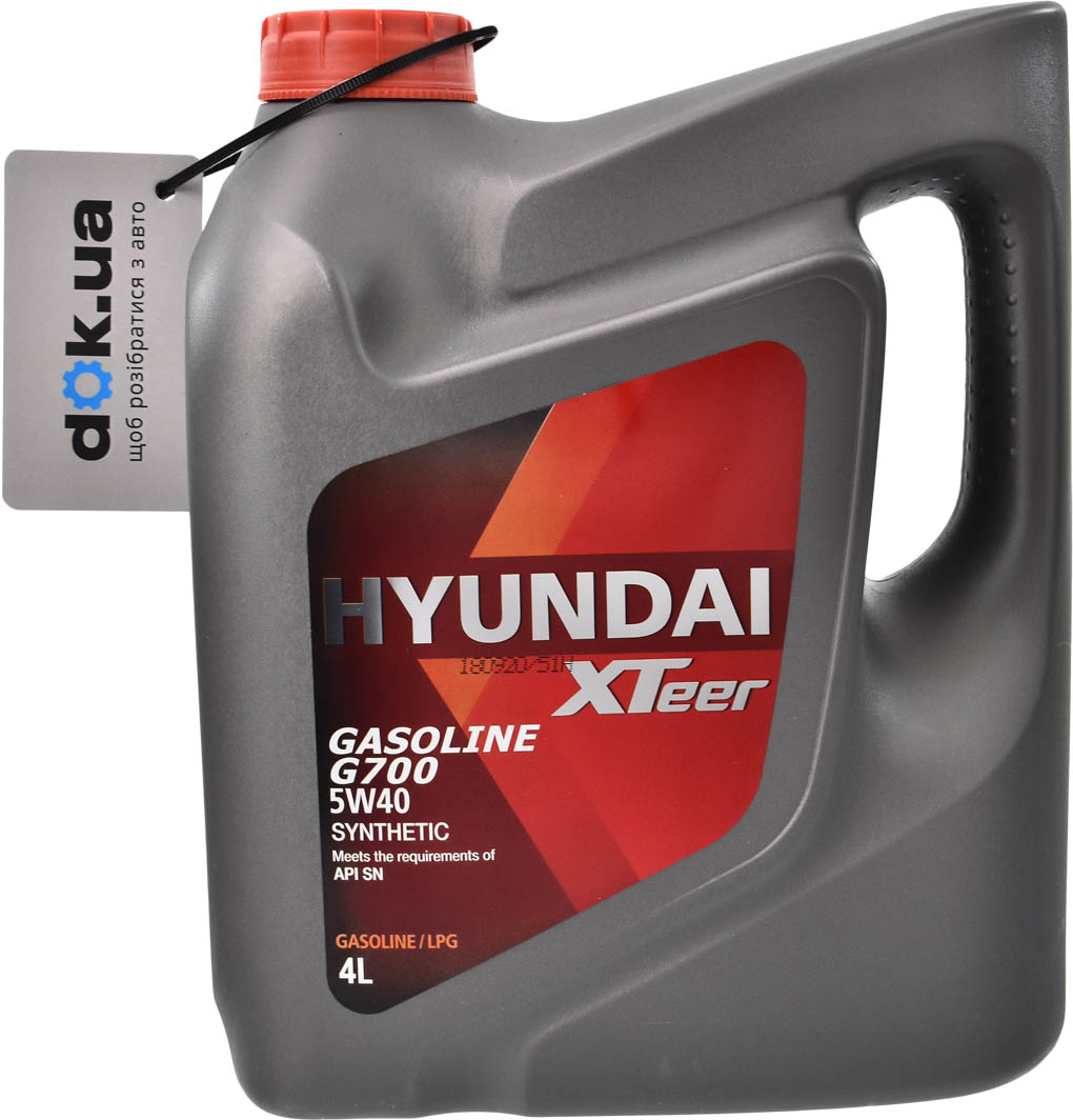 

Моторное масло Hyundai XTeer Gasoline G700 5W-40 синтетическое 1041136