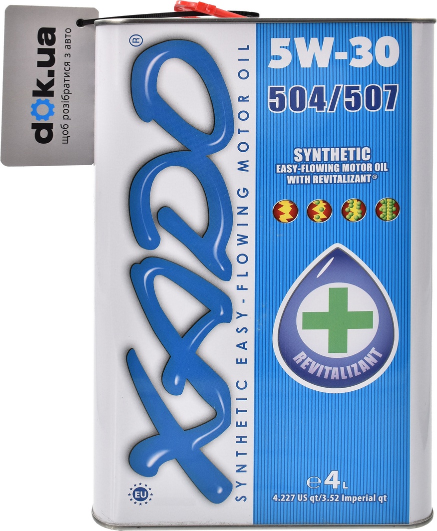 

Моторное масло Xado Atomic 504/507 5W-30 синтетическое xa20240