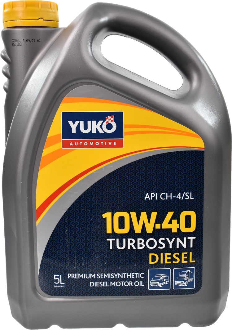 

Моторное масло Yuko Turbosynt Diesel 10W-40 полусинтетическое 482007024205