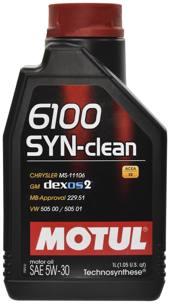 

Моторное масло Motul 6100 Syn-Clean 5W-30 синтетическое 814251