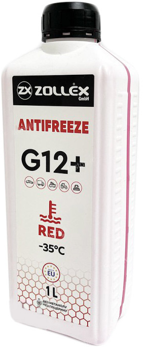 

Готовый антифриз Zollex G12+ красный 18103