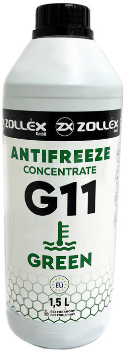 

Концентрат антифриза Zollex G11 зеленый 18106