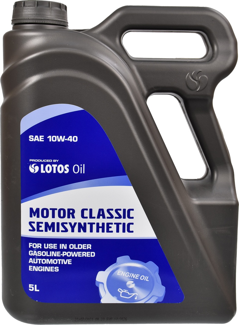 

Моторное масло LOTOS Motor Classic Semisyntic 10W-40 полусинтетическое lotosmotorclassic10w405l