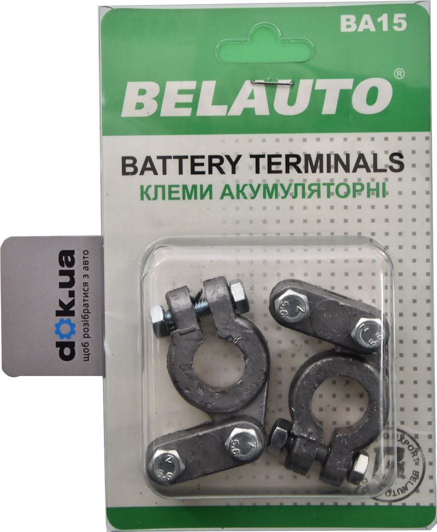 

Клеммы АКБ Euro Type 1 BELAUTO BA15