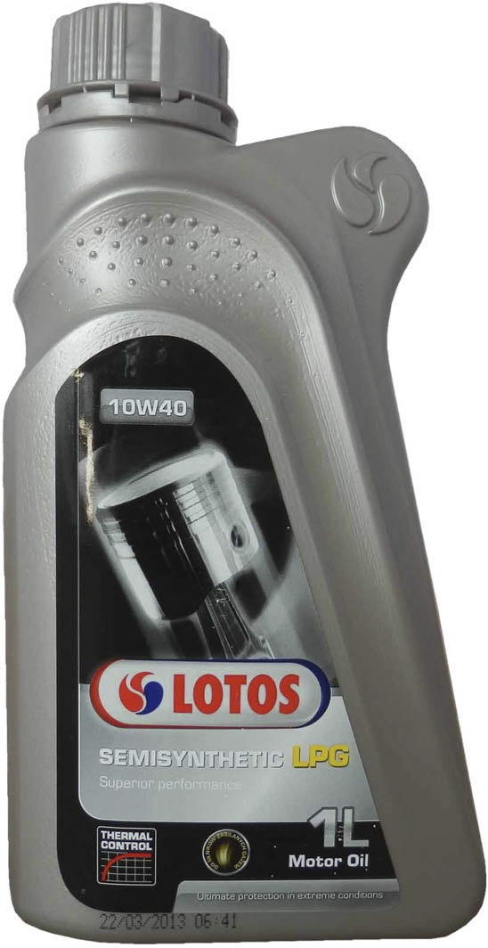 

Моторное масло LOTOS Semisynthetic LPG 10W-40 полусинтетическое WFK105M300H0