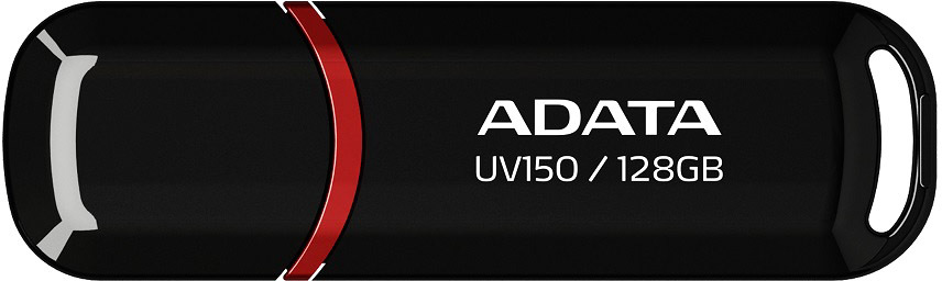 

Флешка Adata UV150 Black 128 ГБ AUV150-128G-RBK