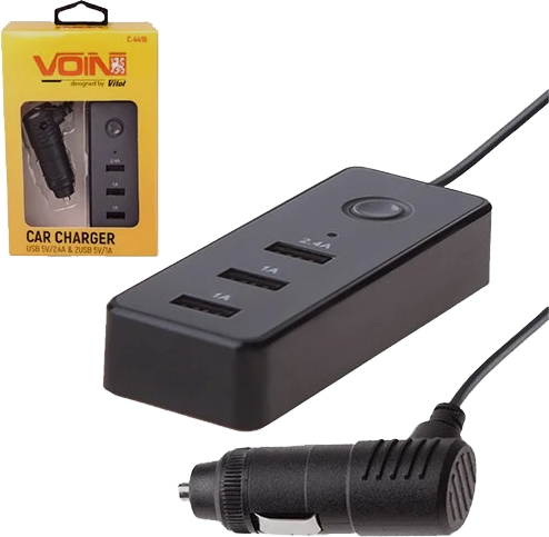 

USB зарядка в авто Voin C-4416