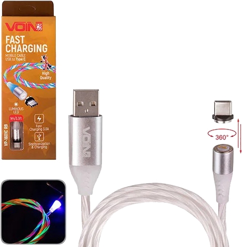 

Кабель Voin VP-1601CRB USB - USB type-C 1 м