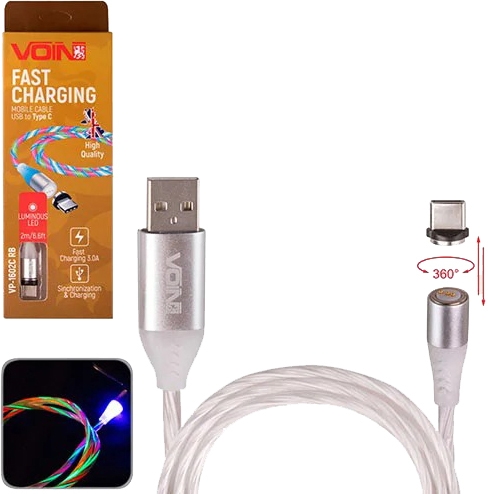 

Кабель Voin VP-1602CRB USB - USB type-C 2 м