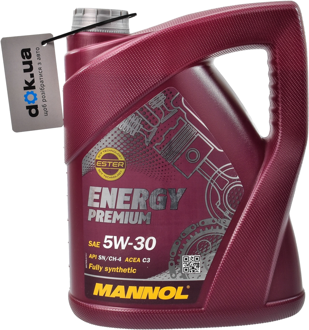 

Моторное масло Mannol Energy Premium 5W-30 синтетическое MN7908-5