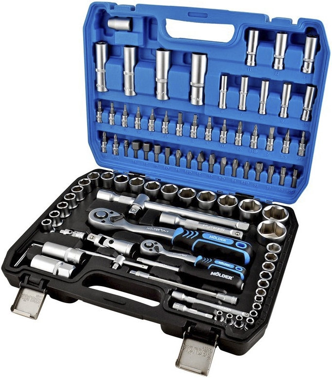 

Набор торцевых головок и комплектующих Molder MT60094 42 шт. 1/2", 1/4"