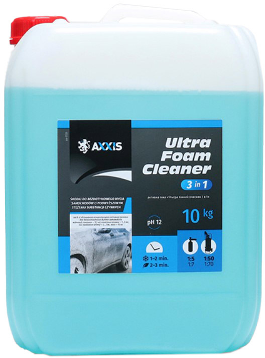 

Концентрат автошампуня Axxis Ultra Foam Cleaner 3 in 1 AX-1133