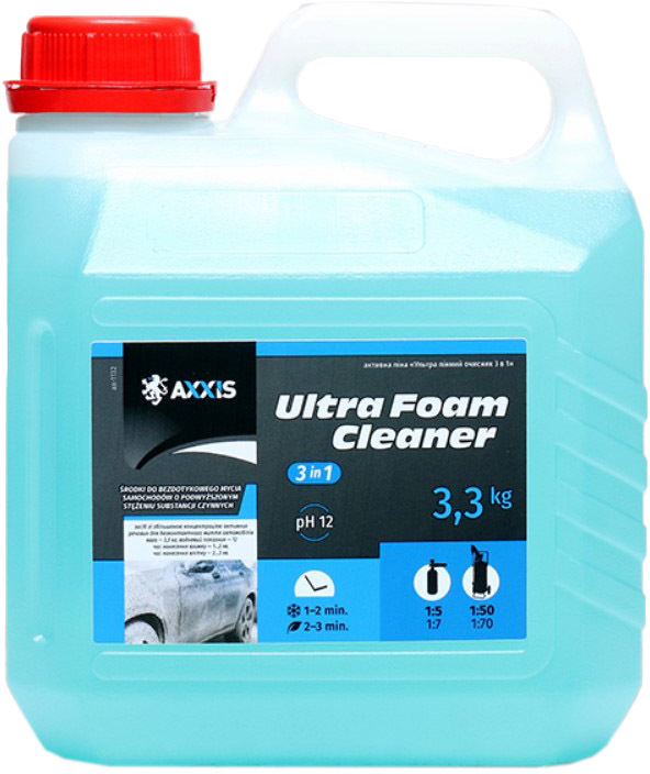 

Концентрат автошампуня Axxis Ultra Foam Cleaner 3 in 1 AX-1132