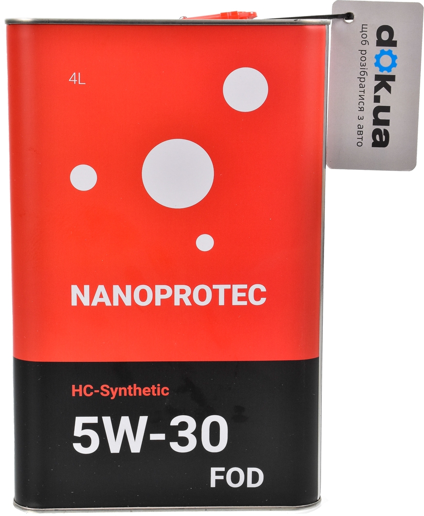 

Моторное масло Nanoprotec FOD HC-Synthetic 5W-30 синтетическое NP2204504