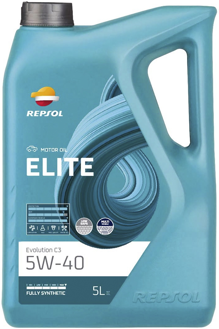 

Моторное масло Repsol Elite Evolution C3 5W-40 синтетическое RPP0053JFB
