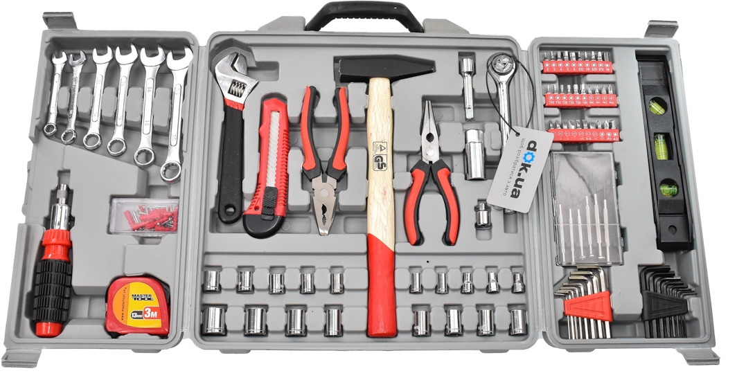 

Набор инструментов MasterTool 78-0349 1/4", 3/8" 173 шт.