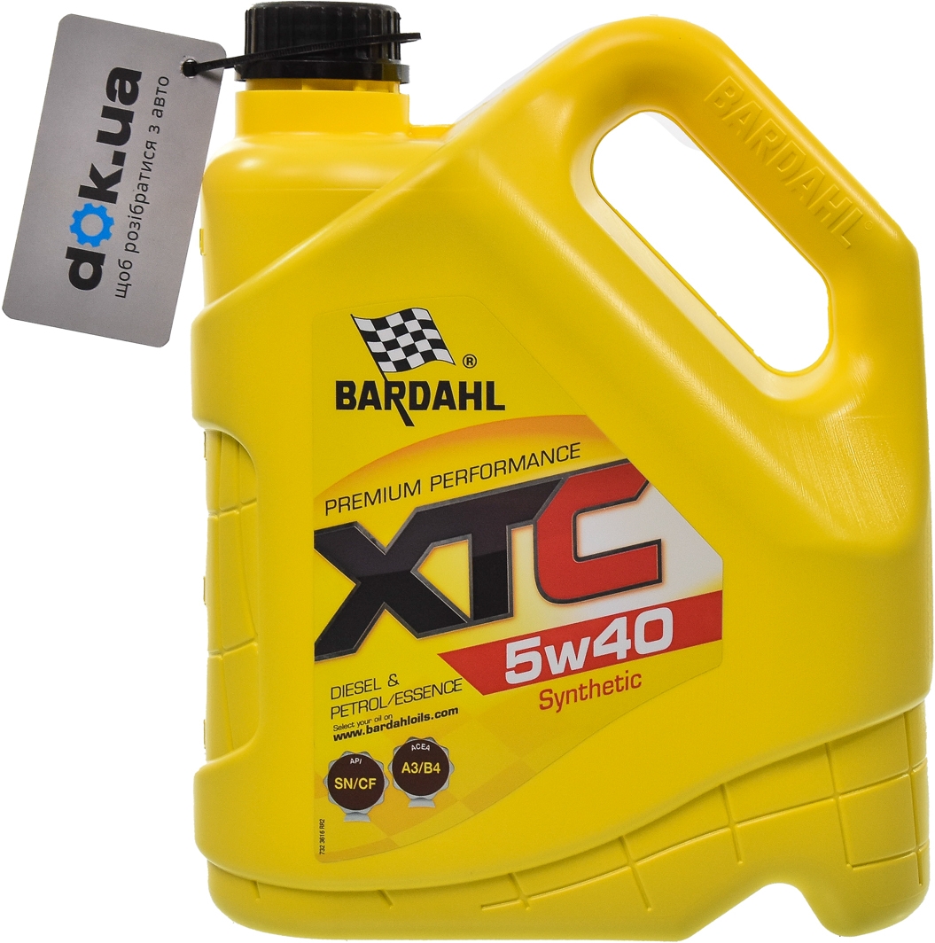 

Моторное масло Bardahl XTC 5W-40 синтетическое 36162