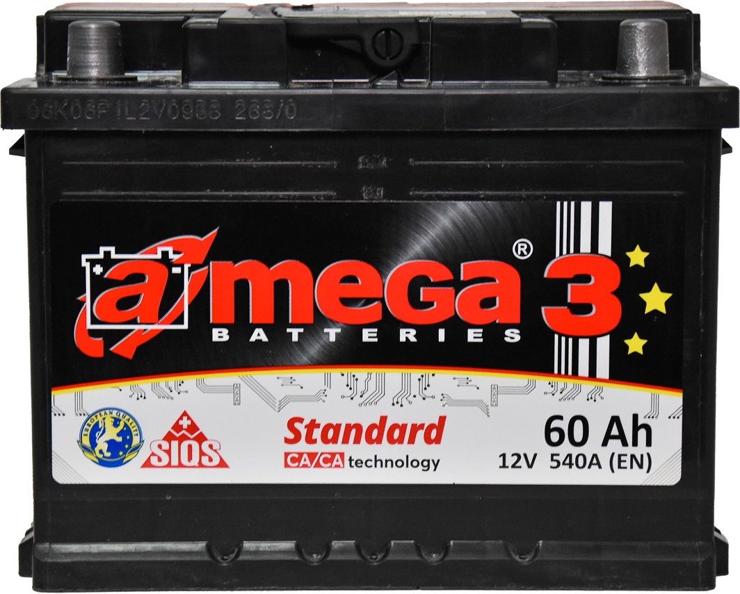 

Аккумулятор A-Mega 6 CT-60-L Standard M360L