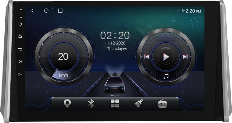 

Штатная магнитола Witson DHG2710