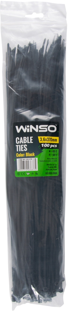 

Стяжка Winso 236370 0,37 м 3,6 мм 100 шт