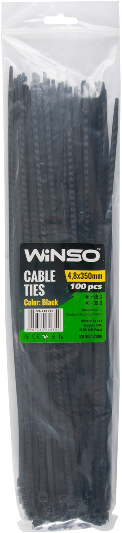 

Стяжка Winso 248350 0,35 м 4,8 мм 100 шт