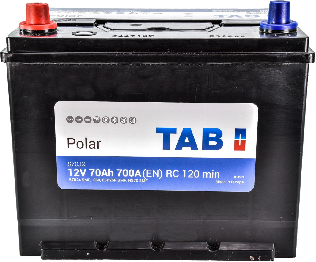 

Аккумулятор TAB 6 CT-70-L Polar S JIS 246770