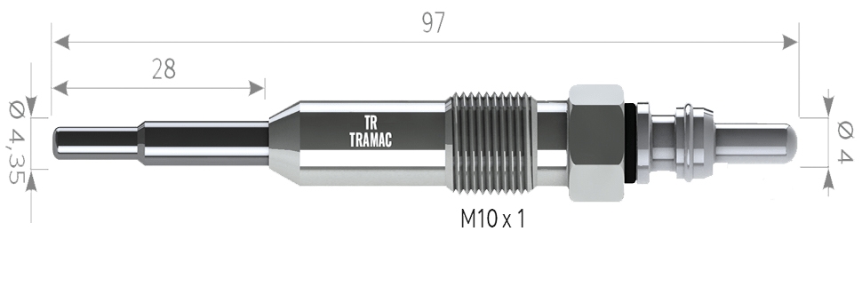 

Tramac tr105 Свеча накала