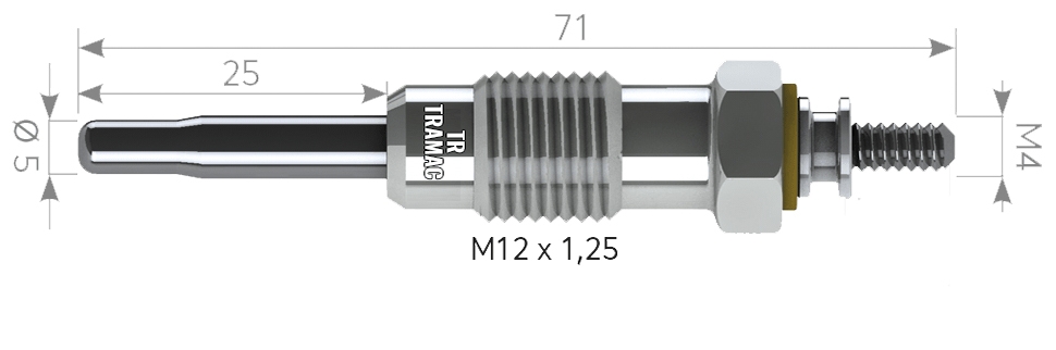 

Tramac tr115 Свеча накала