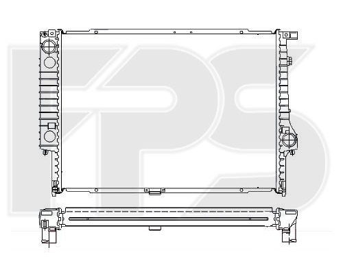 

FPS FP14A33 Радиатор охлаждения двигателя