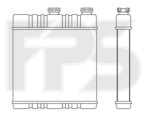 

FPS FP52N37 Радиатор печки