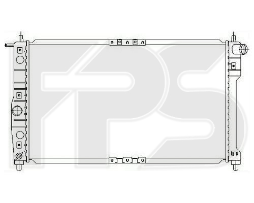 

FPS FP22A847P Радиатор охлаждения двигателя